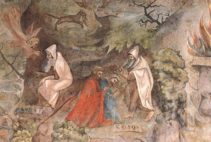 Jorg Ratgeb Scenes from the Life of Prophet Elijah oil painting image